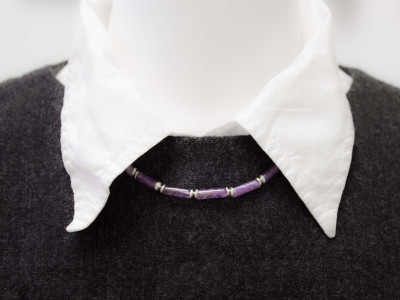 Ametista | necklace made of Amethyst and Sterling Silver (sold out)