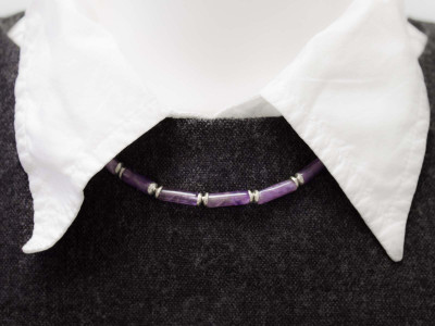 Ametista | necklace made of Amethyst and Sterling Silver (sold out)
