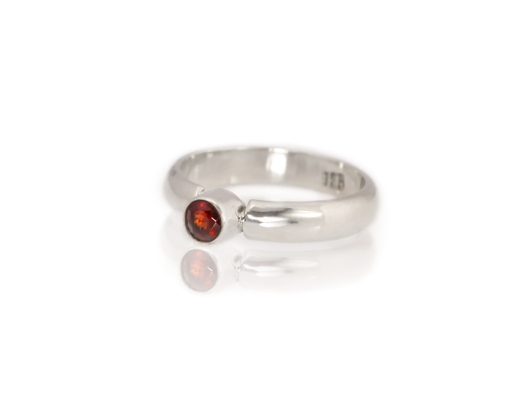 Garnet | Sterling Silver ring with an Almandine Garnet (Sold Out)