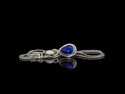 LAPIS LAZULI DROP | Sterling Silver necklace (sold out)