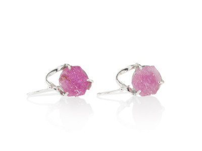 NATURAL RUBY | Sterling Silver earrings (sold)