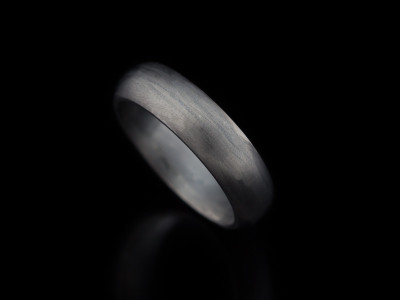 DARK CLASSIC | Black Rhodium Sterling Silver ring with matt finish