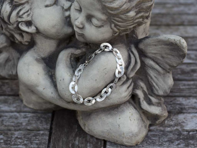 TRUE SILVER | Bracelet in brushed Sterling Silver (made to order)