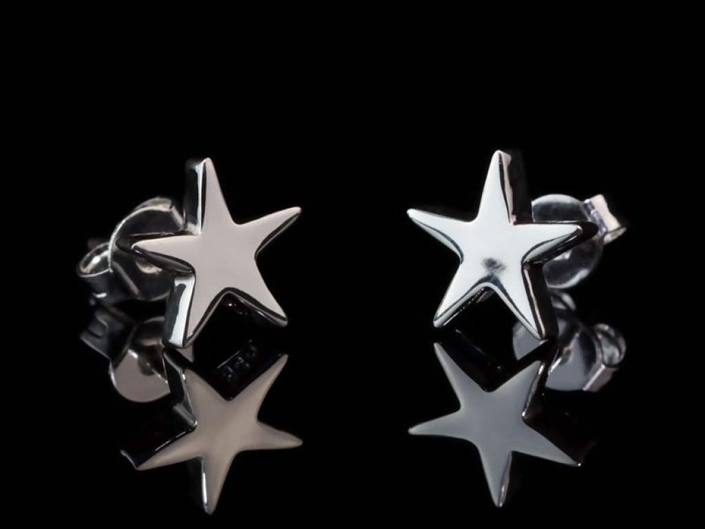LITTLE SHINY STARS | Sterling Silver ear studs (Sold Out)