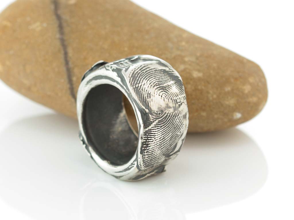FINGERPRINT VINTAGE | Solid Sterling Silver ring (made to order)