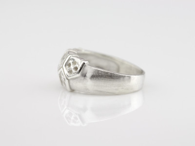SILVER HONEYCOMB | Sterling Silver ring