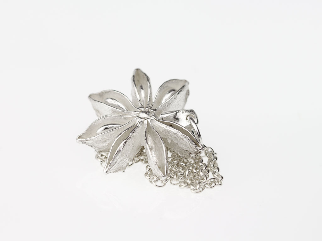 STAR ANISE | Necklace handcrafted of Sterling Silver